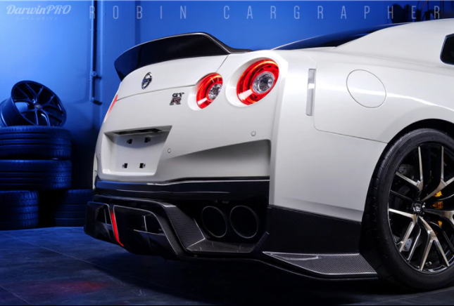 Nissan GTR R35 CBA/DBA/EBA BKSS Style Carbon Fiber Spoiler 2008-2020