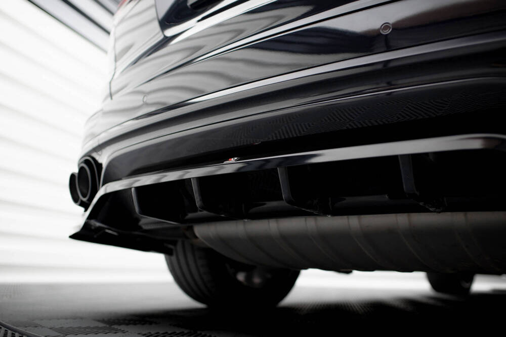 Diffuser Porsche Cayenne FL MK2 Maxton Glans Zwart