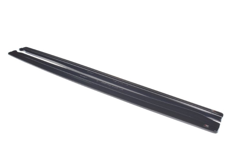 Zijskirts Audi RS4 B9 Maxton Glans Zwart