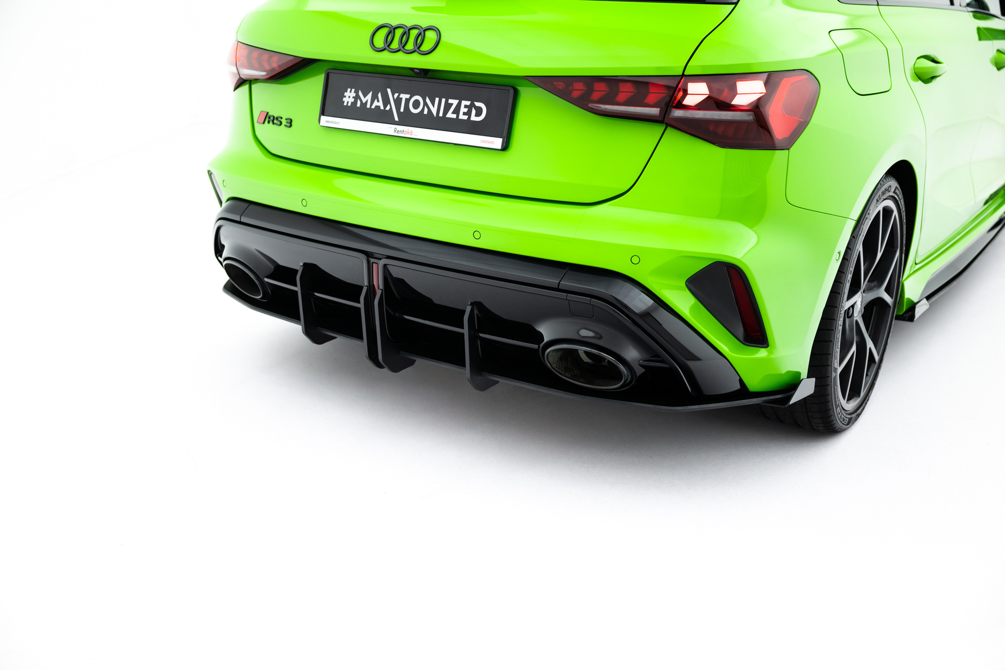 Street Pro Achterdiffuser + Flaps Audi RS3 Sportback 8Y Facelift