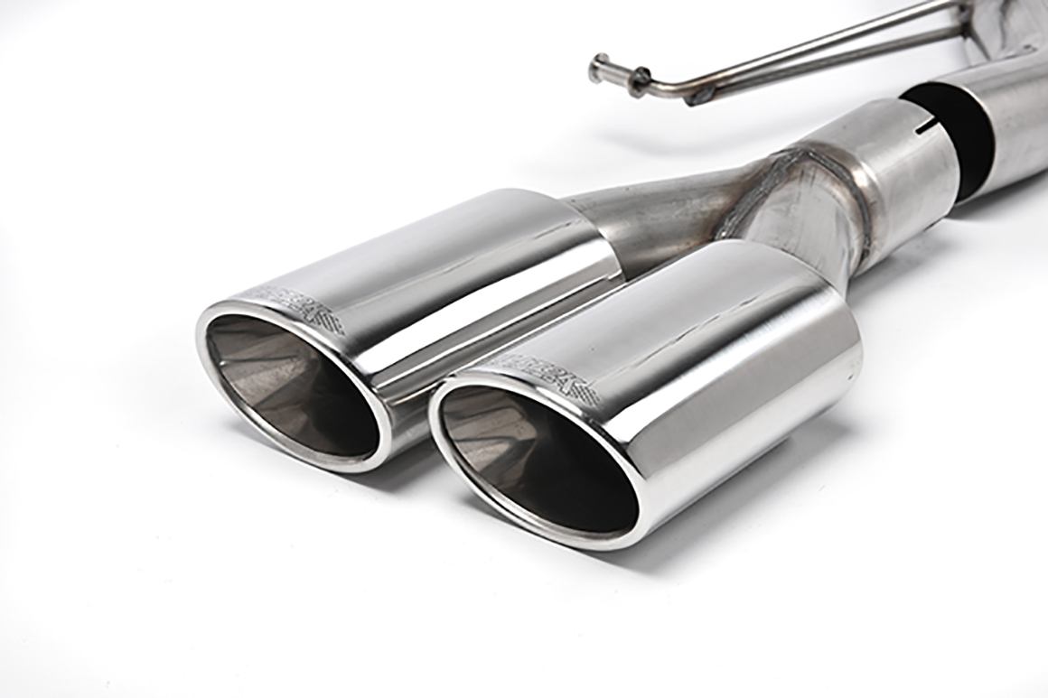 Milltek VW T6 SWB 150PS & 204PS 2.0-litre TSI Cat-back Resonated Chroom Tips