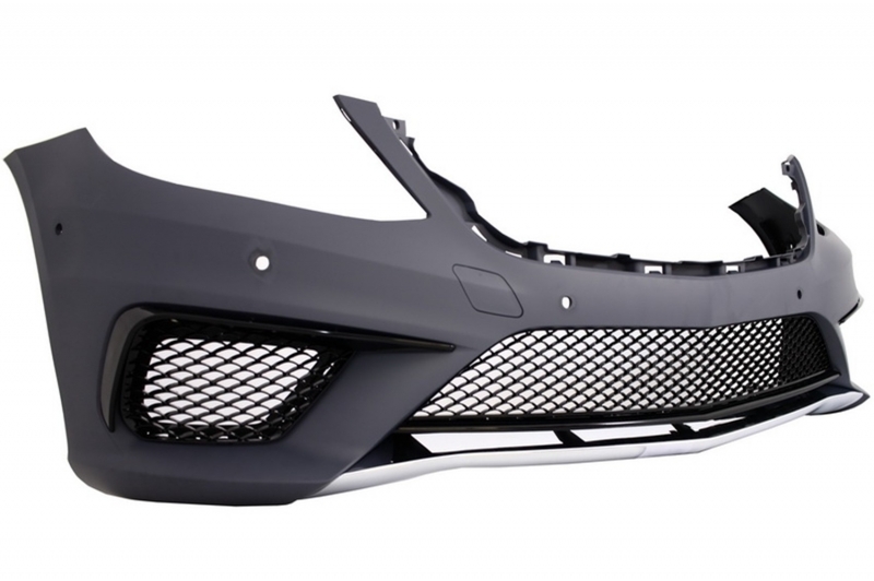Bodykit Bumper set W222 S63 AMG look lang Zwart