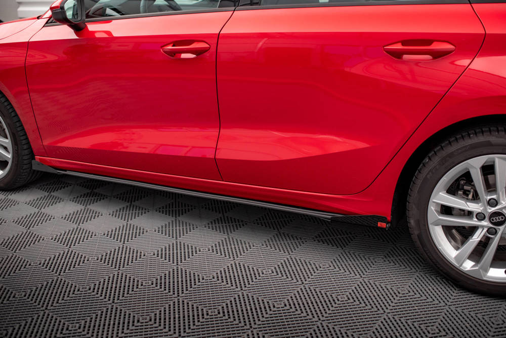 Zijskirts met Canards Street Pro Audi A3 8Y Maxton