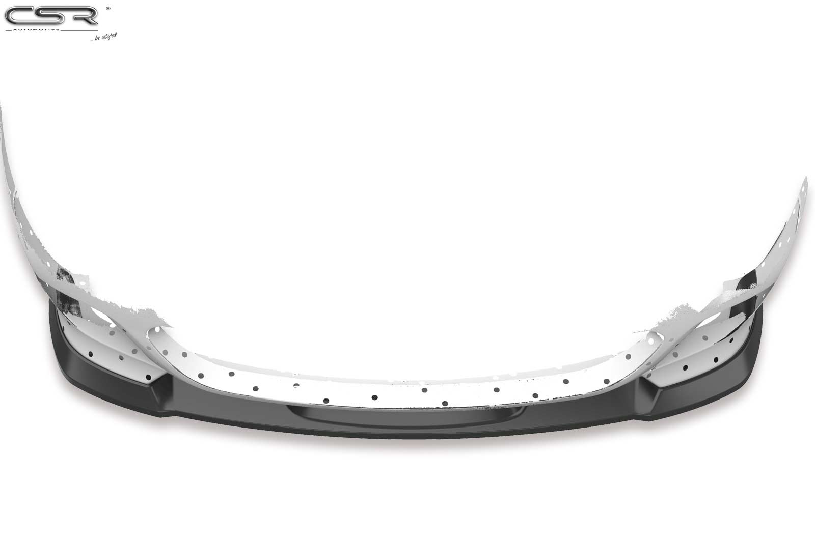 Voorspoiler BMW 5er E60/E61 M-Paket CSR glans zwart – 06/2003–05/2010