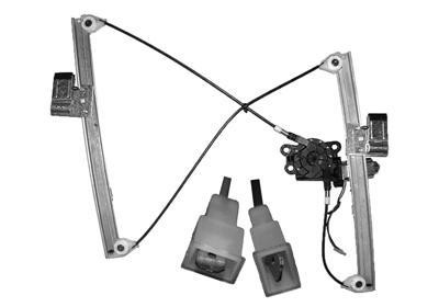 raammechanisme, incl motor, voorportier, rechts Audi A4, 1999-20