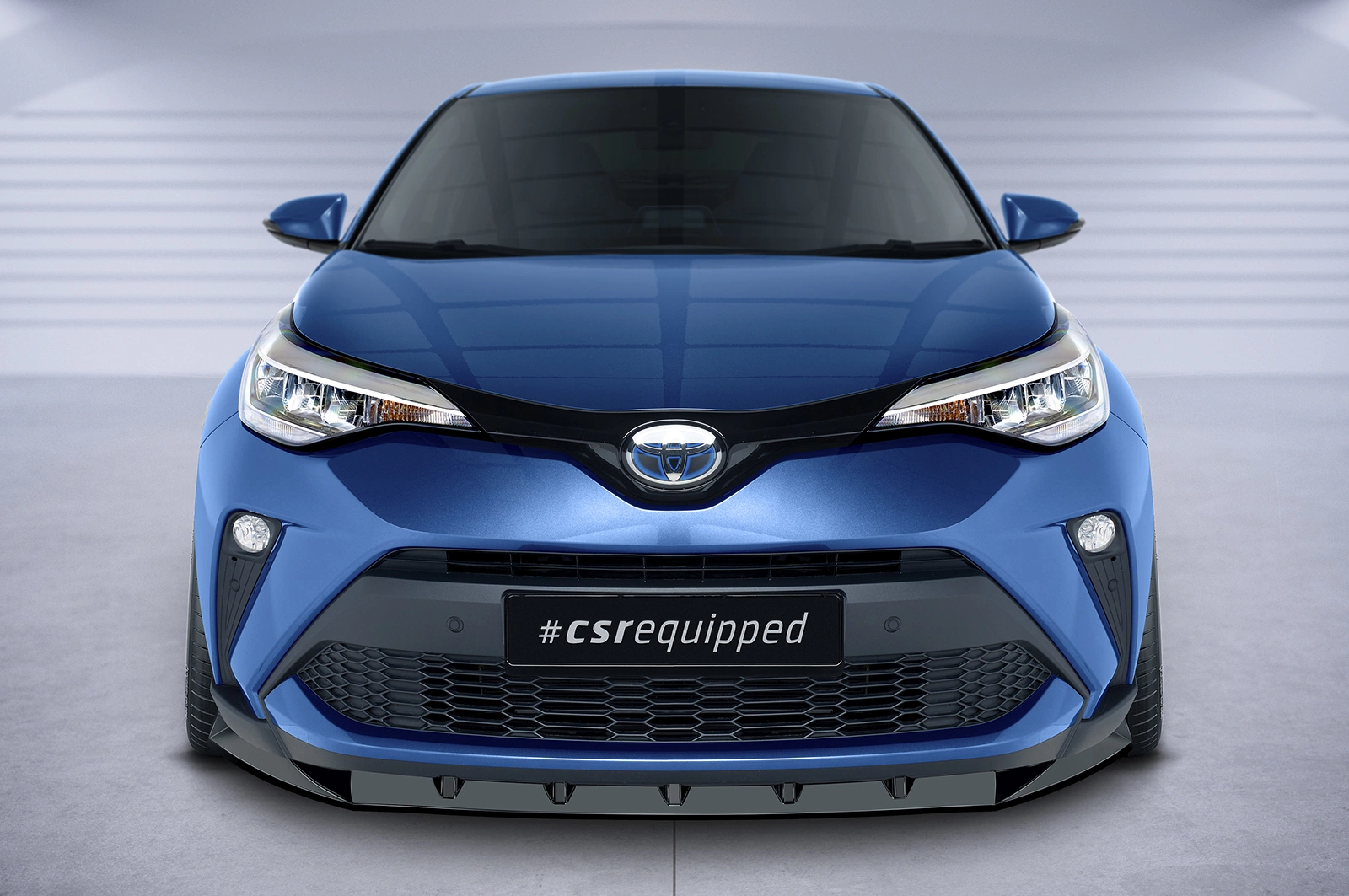 Voorspoiler Toyota C-HR Facelift 2020- Glans Zwart CSR