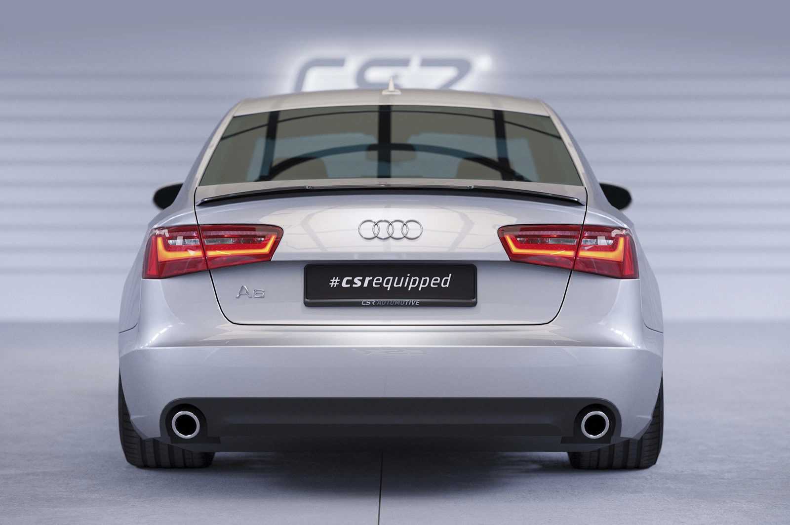 Achterspoiler Audi A6 C7 4G Glans Zwart – CSR Automotive – 2011–2018