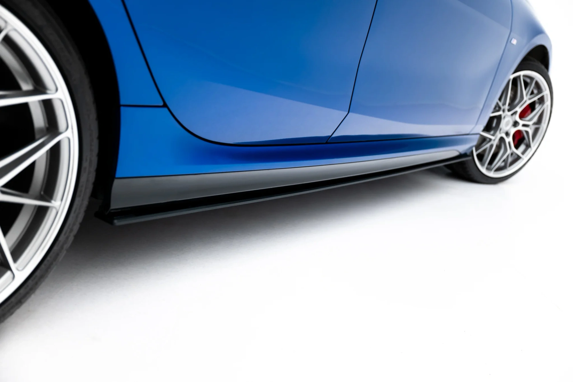 Street Pro Zijskirts BMW M135i F70 / BMW M235i F74 Maxton Glanzend zwart