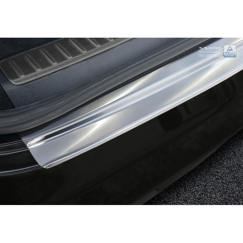 RVS Achterbumperprotector Mercedes GLC 2016- 'Ribs'