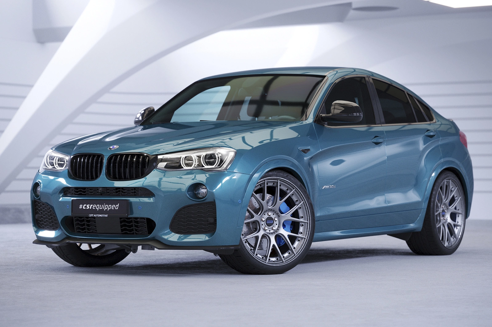 Voorspoiler BMW X4 (F26) M-Paket Glans Zwart van CSR Automotive (2014-)