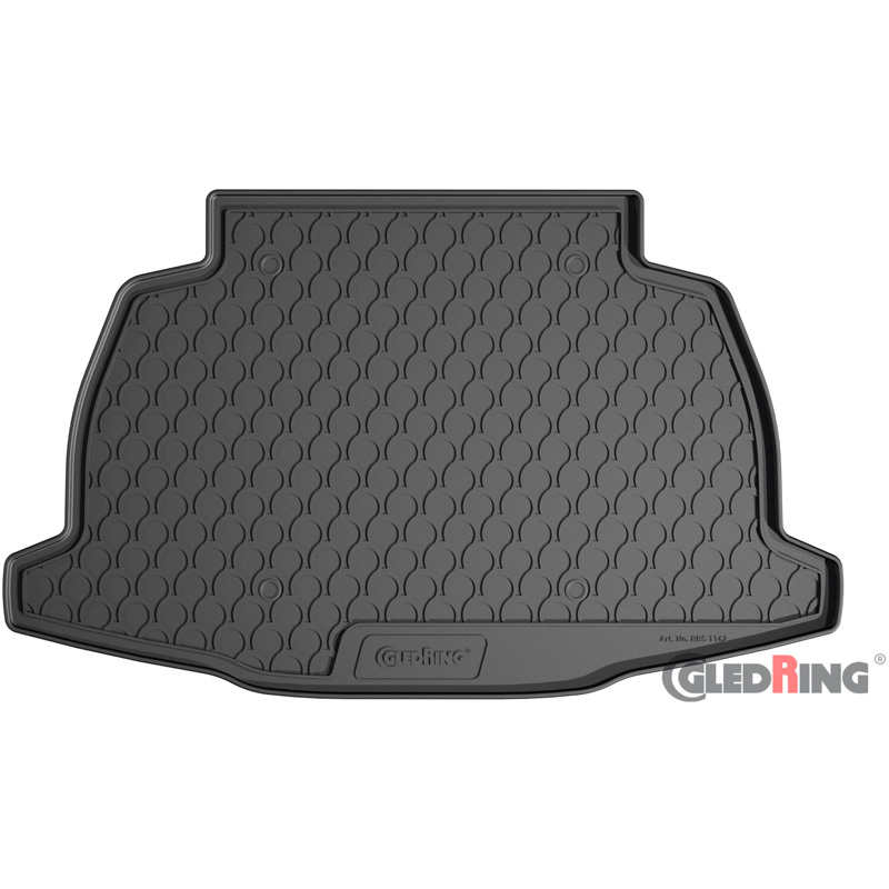 Gledring Rubbasol (Rubber) Kofferbakmat  Toyota C-HR (HEV) 2023- (Lage laadvloer)