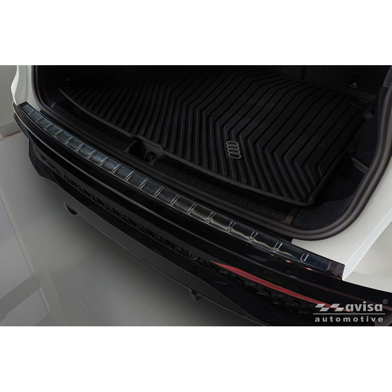 Avisa Zwart RVS Achterbumperprotector  Audi Q5 (GUB) 2025- 'Ribs'
