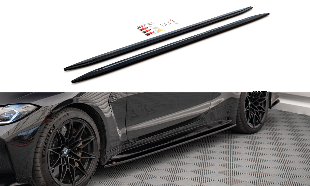 Side Skirts V2 BMW M4 G82 Maxton