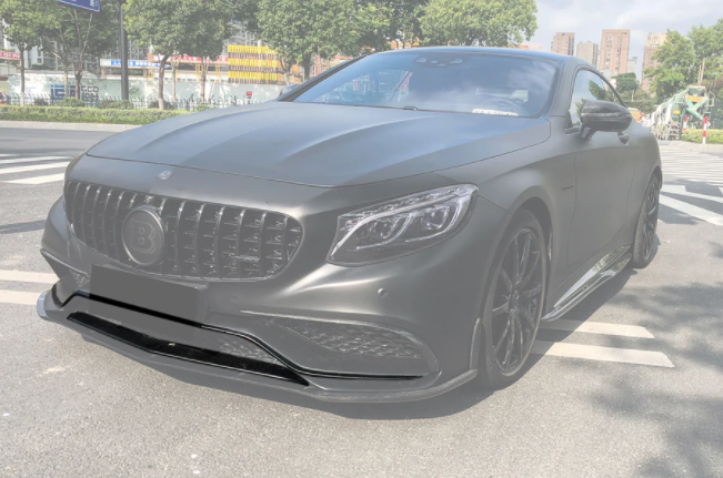 Mercedes Benz C217 S63/S65 AMG Coupe Carbon Fiber Voorbumper Lijst 2014-2017