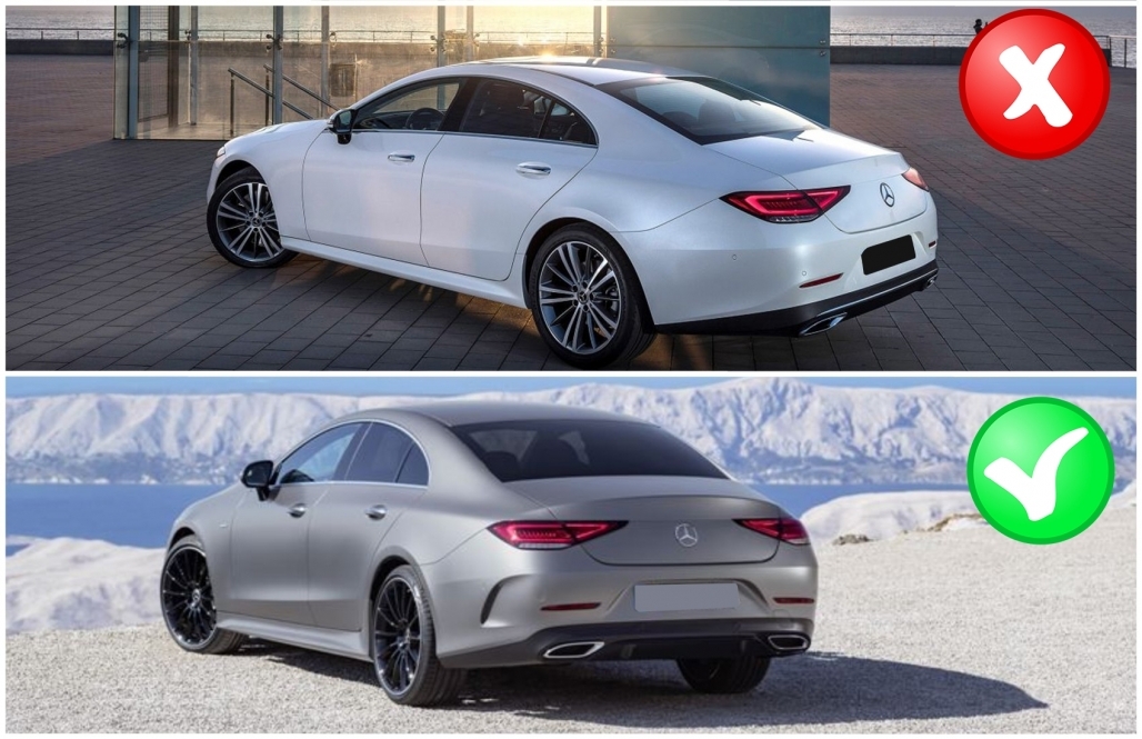 AMG Look Diffuser Mercedes CLS Klasse C257 2018-