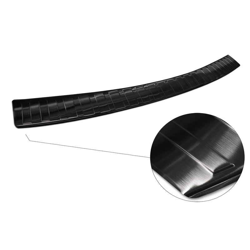 Zwart RVS Achterbumperprotector  Subaru Forester (SK) 2018-2024 'Ribs'