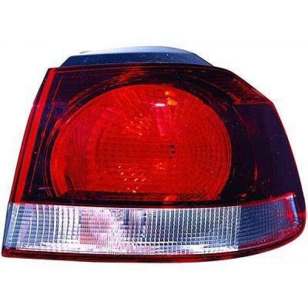 Achterlicht links VW GOLF VI 08->> BUITEN/GETINT