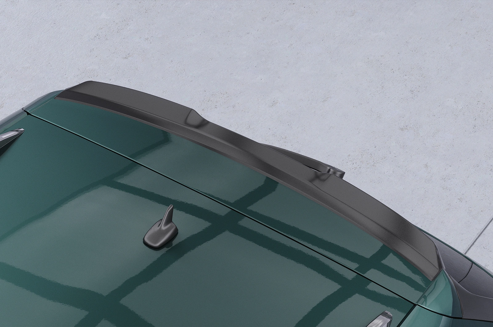 Achterspoiler Seat Tarraco glans zwart