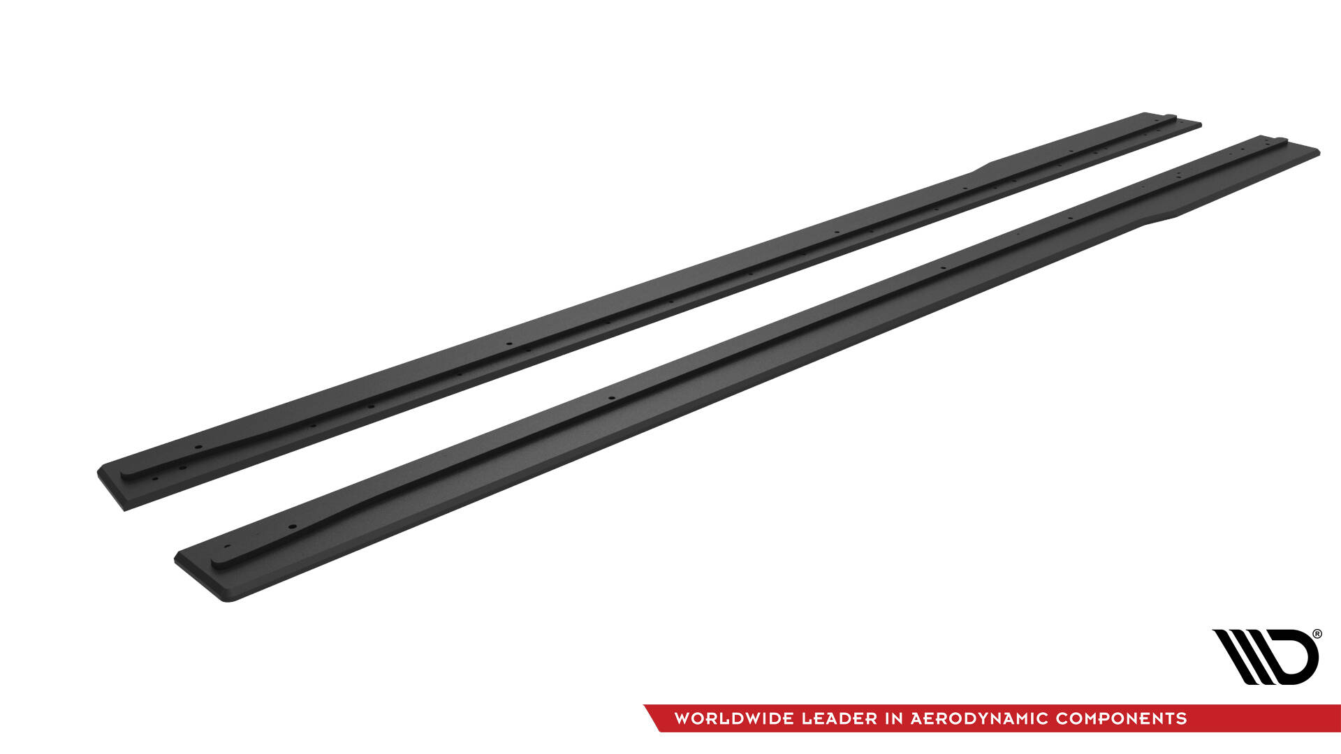 Street Pro Zijskirts Ford Mustang GT MK7 Maxton Glanzend zwart
