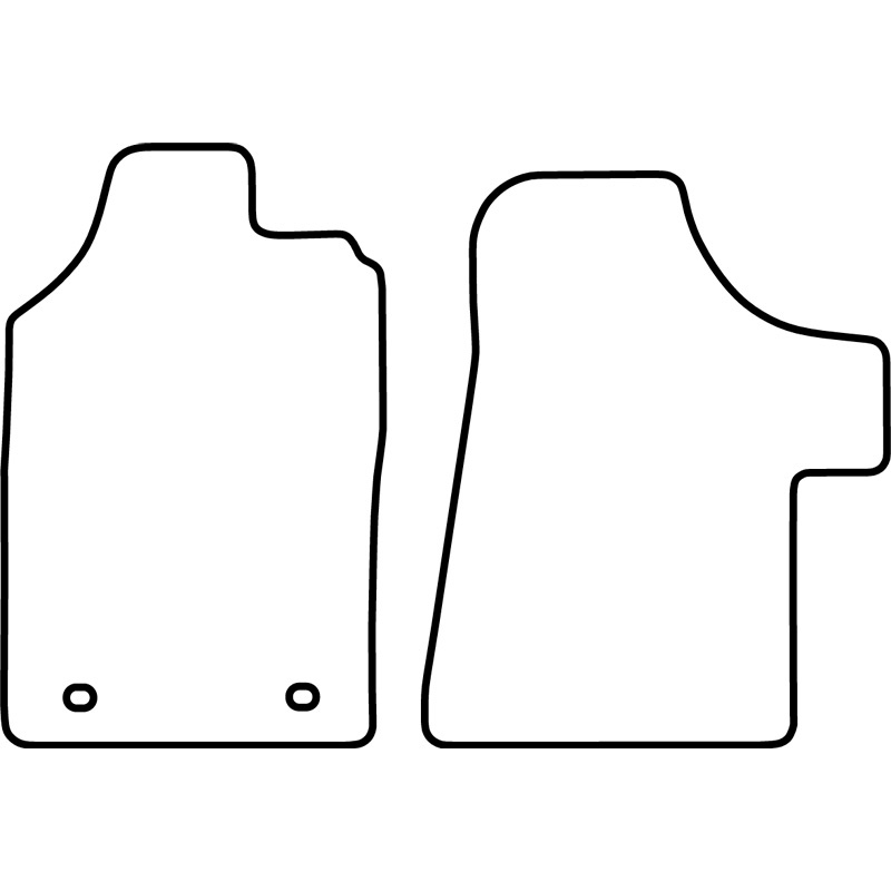 Automatten  Mercedes Vito 2010-2013 (alleen voor)