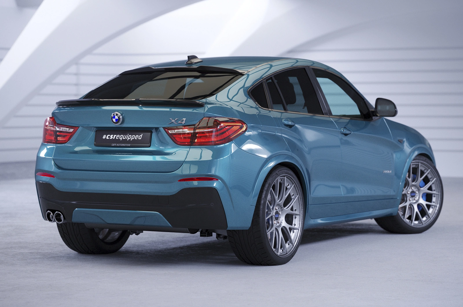 Achterspoiler BMW X4 (F26) glans zwart