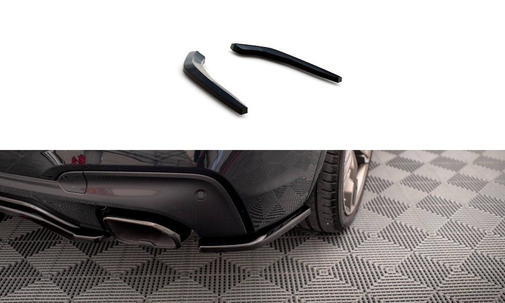Zijdiffusers BMW X3 M-Pakket / M40D / M40i G01 Maxton Glans Zwart