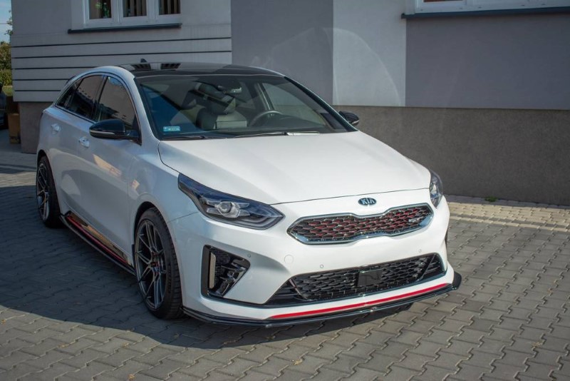 Voorspoiler Kia ProCeed GT Mk 3 V.2 Glanzend Zwart