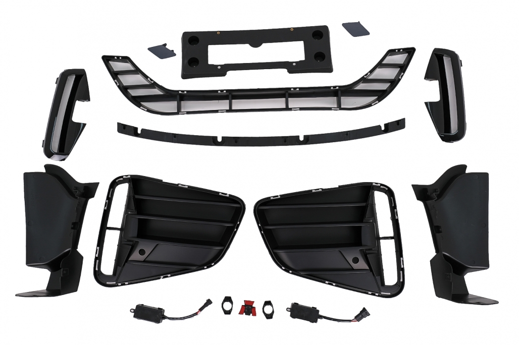 Voorbumper BMW 4 Serie F33 F32 F36 Look G22 Zwart