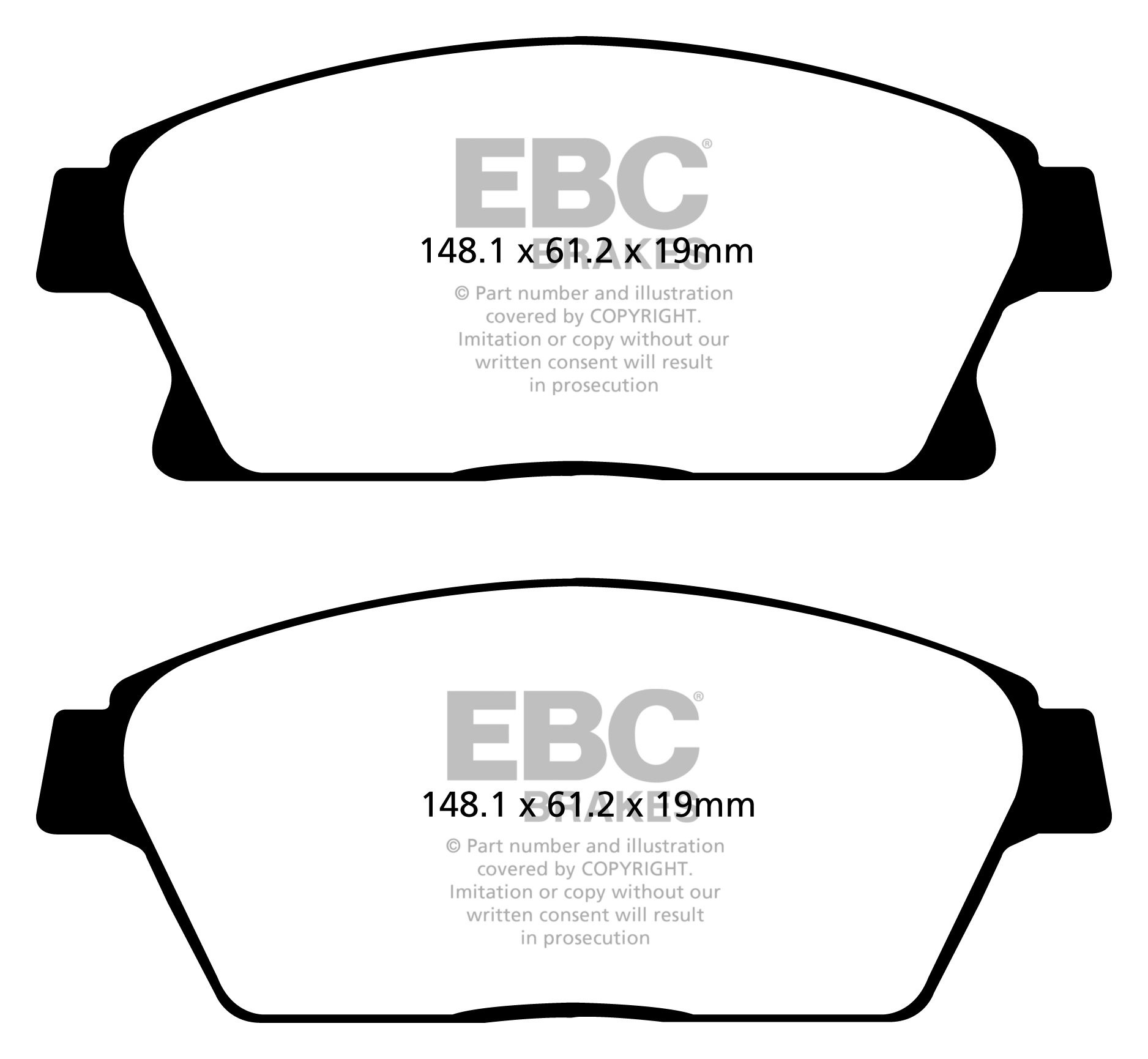 EBC Brakes OPEL Astra J 1.7 TD -125 2009-.. Remblokken voorzijde