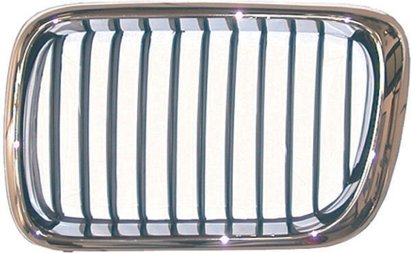 Grill links BMW E36 91-96 met Chroom RAND