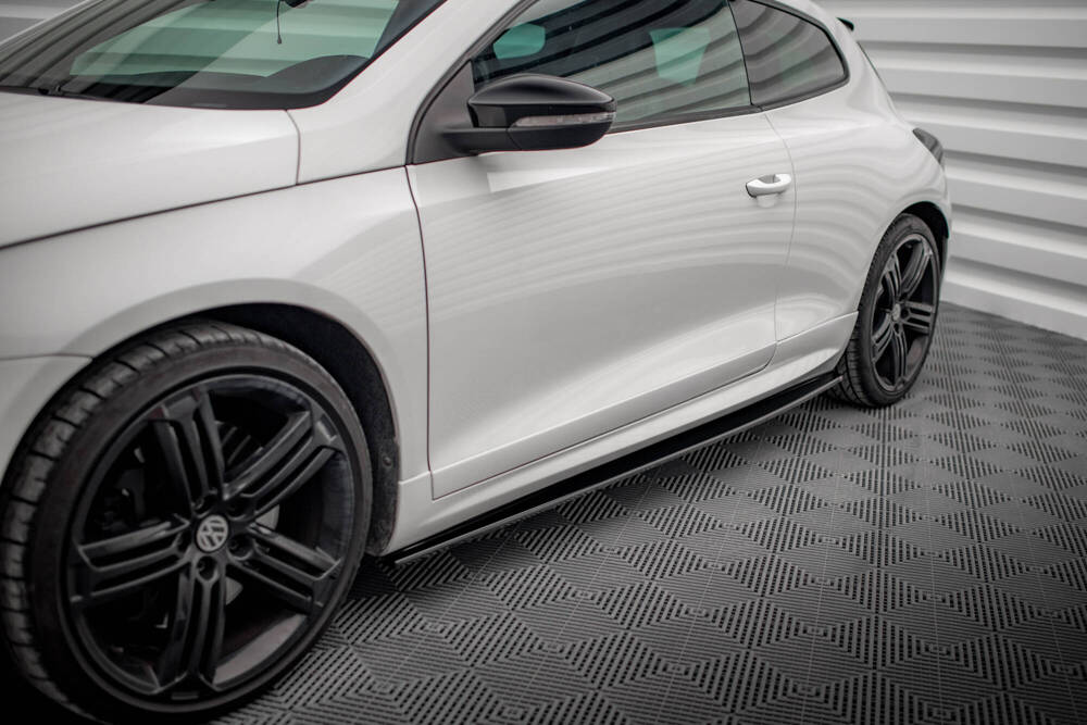 Zijskirts Volkswagen Scirocco R Maxton Glans Zwart