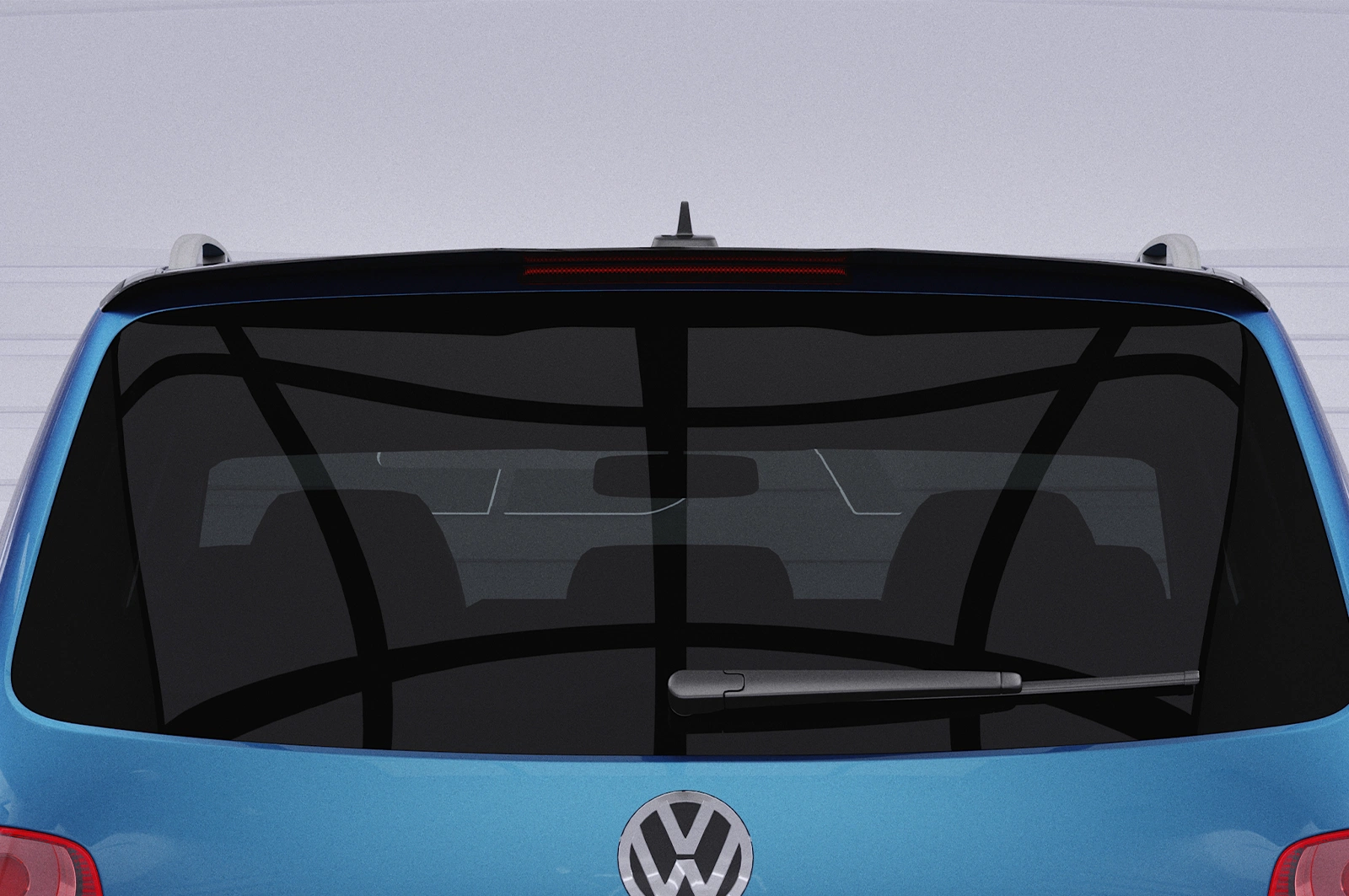 Achterspoiler VW Touran / Touran GP Glans Zwart – CSR Automotive – 2003–2010