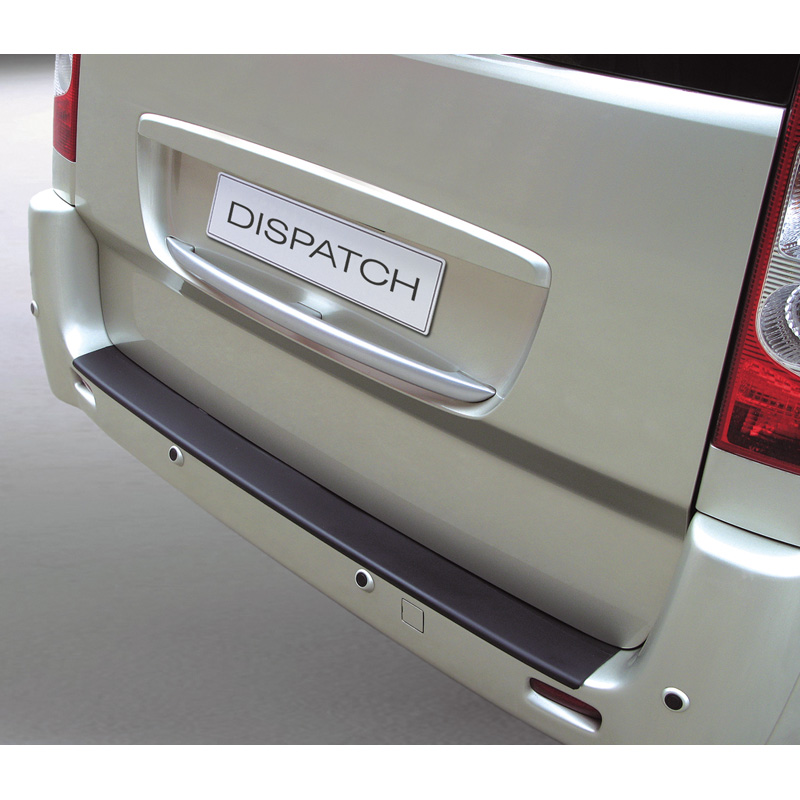 ABS Achterbumper beschermlijst  Citroën Jumpy(Dispatch)/Peugeot Expert/Fiat Scudo 2007-2016 (voor gespoten bumpers) Zwart