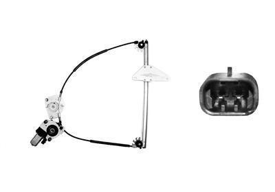 raammechanisme, 3 drs, incl motor, rechts Peugeot 307, 2005-2007