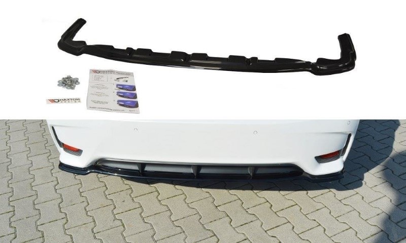 Centrale Achterspoiler Lexus CT Mk1 Facelift (Zonder Verticale Bars) Glanzend Zwart