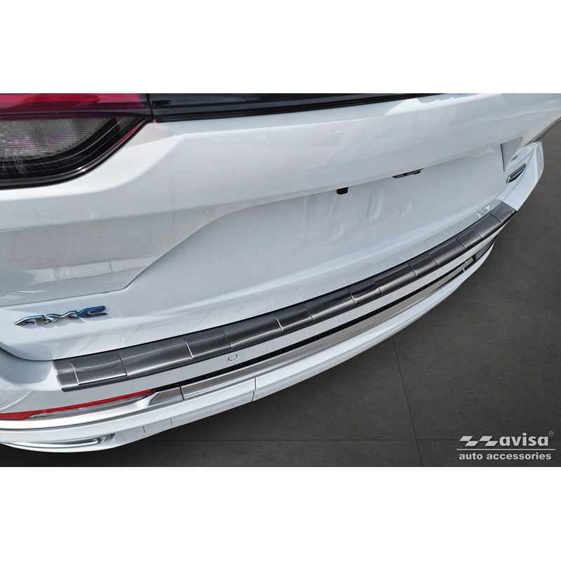 Zwart RVS Achterbumperprotector  Jeep Grand Cherokee V (WL) 2022- 'Ribs'