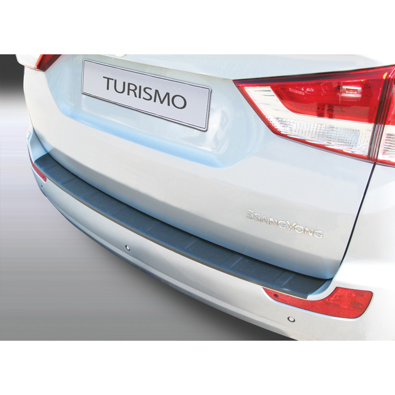 ABS Achterbumper beschermlijst  Ssang Yong Turismo/Stavic 9/2013- Zwart