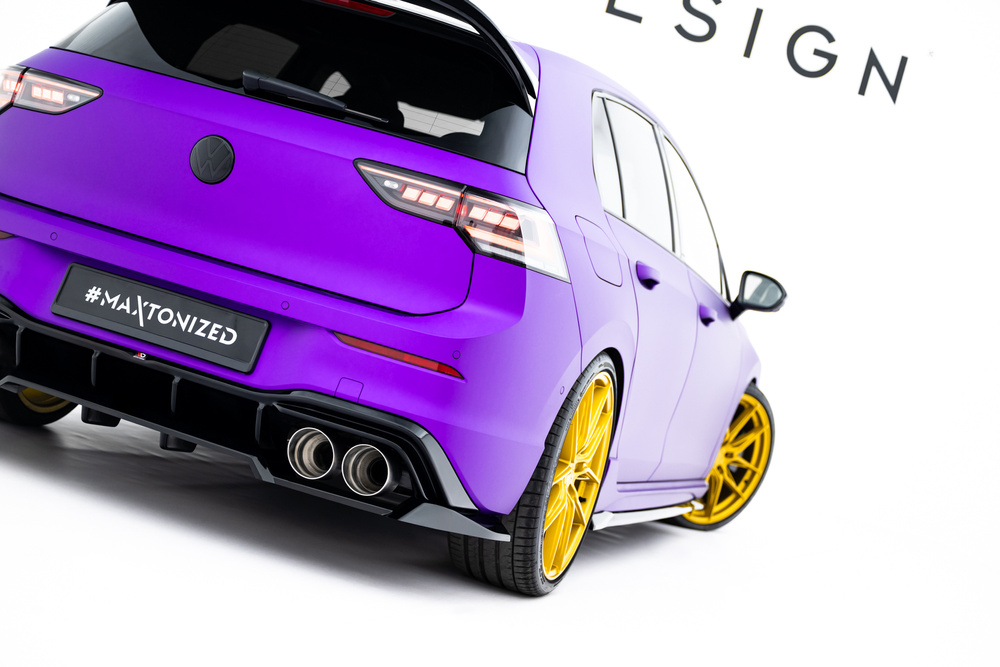 Diffusor (met verticale spijlen) V.2 Volkswagen Golf R Mk8 / Mk8 Facelift