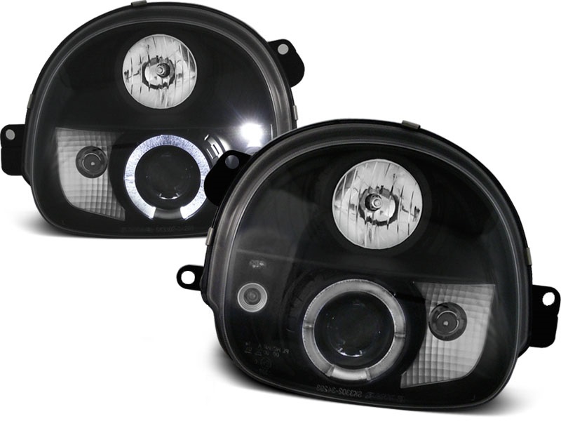 Faros Renault Twingo 92-99 Angel eye negro
