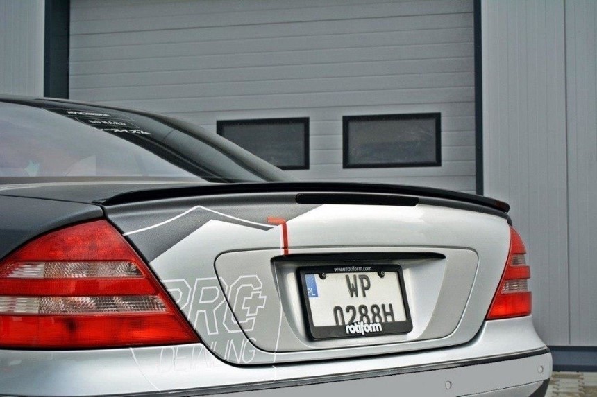 Spoiler cap Mercedes CL-klasse C215 Maxton Design glans zwart