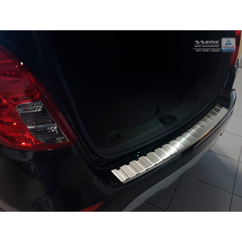 RVS Achterbumperprotector  Opel Mokka X 2016- 'Ribs'