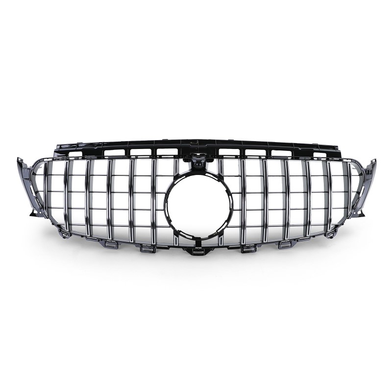 Grill Mercedes Benz E-Class W213 S213 C238 (2016+) GT-R Panamericana Design Chroom met 360 Camera
