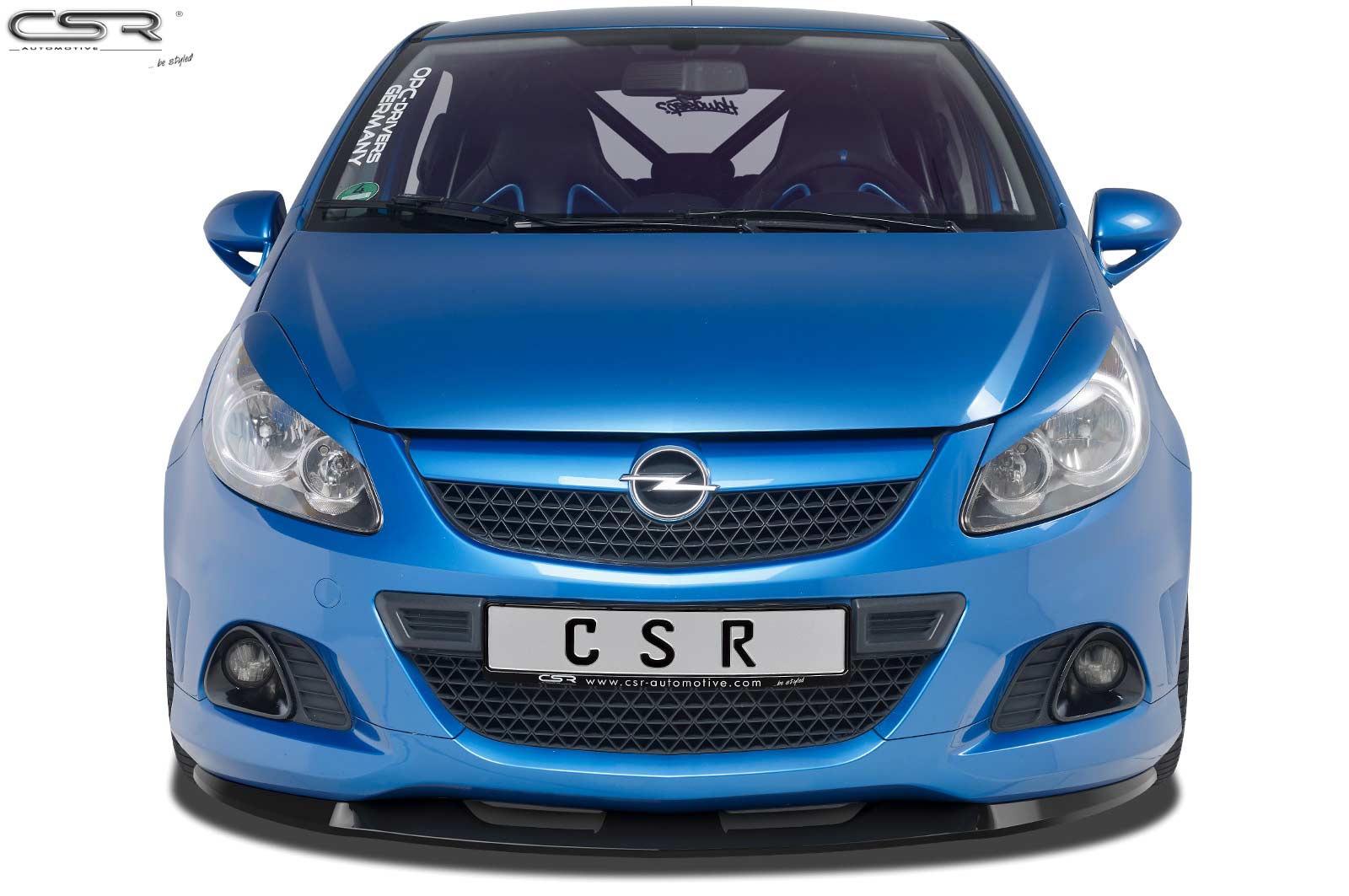 Voorspoiler Opel Corsa D OPC glans zwart 03/2007–10/2014