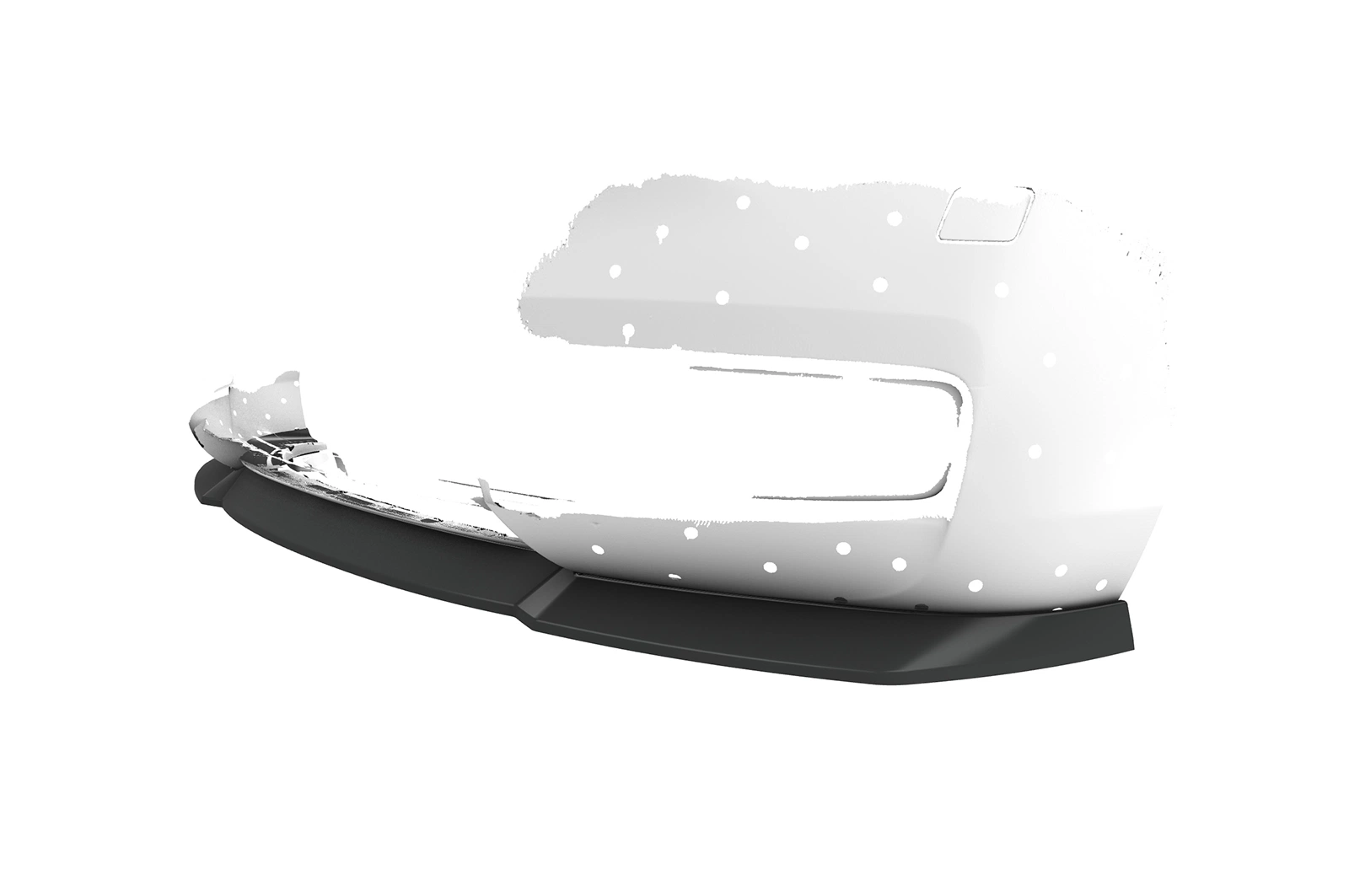Voorspoiler BMW 1er F20 / F21 glans zwart – 06/2011–03/2015