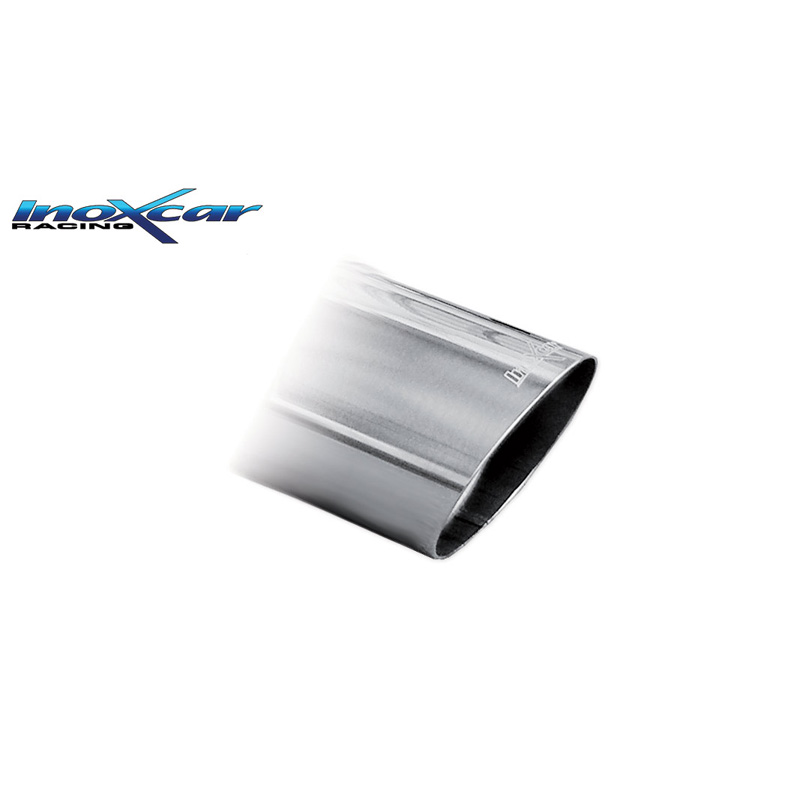 100% RVS Sportuitlaat  Mini Cooper F55-F56 1.5 136pk 2014- 1x102mm Racing