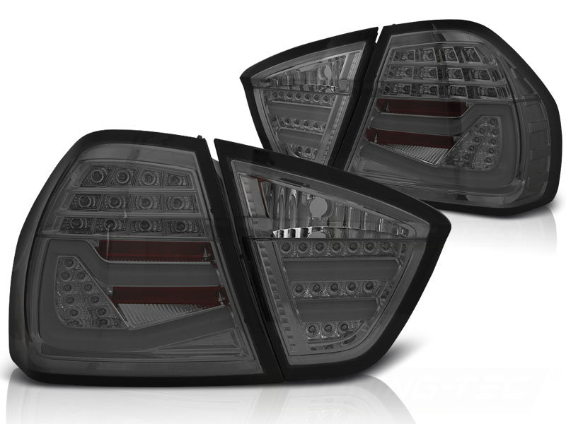 Taillights LED BMW 3-serie E90 04-08 red/smoke