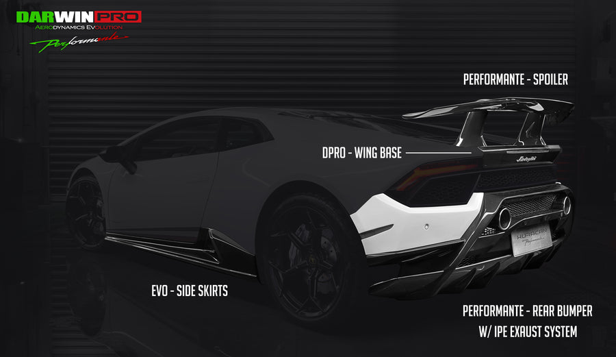 Lamborghini Huracan LP610/LP580 Performante Style Deels Carbon Fiber Aero - Full Kit 2015-2020