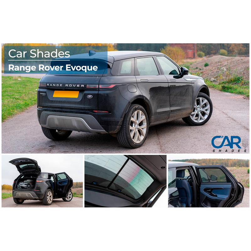 Set Car Shades  Range Rover Evoque 5 deurs 2019- (6-delig)