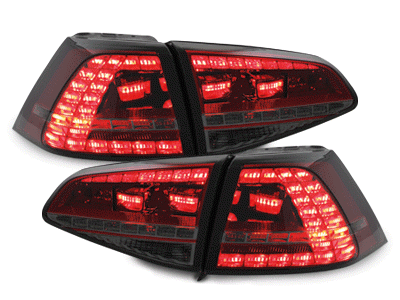 Taillights VW Golf VII LED 12- red/Smoke