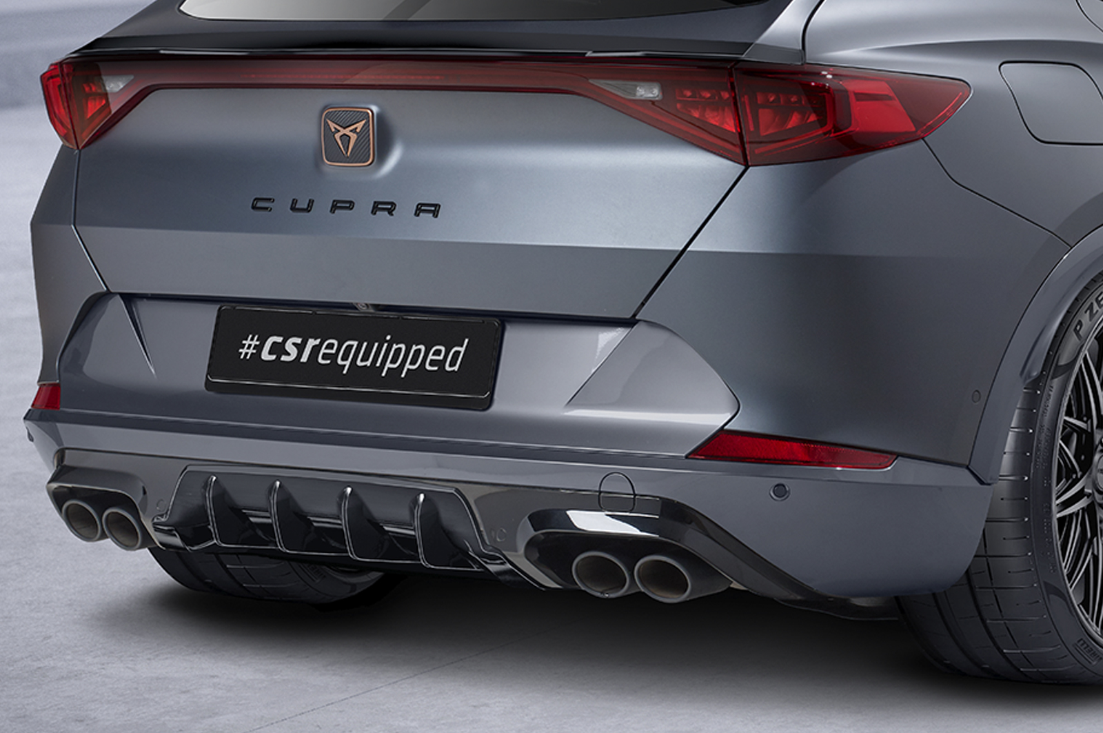 Diffuser Cupra Formentor CSR Glans Zwart